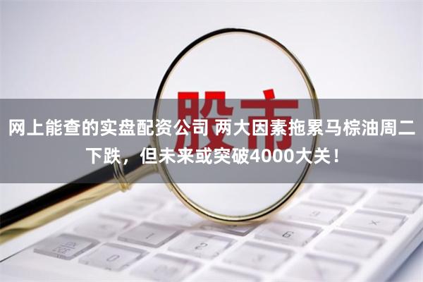 网上能查的实盘配资公司 两大因素拖累马棕油周二下跌，但未来或突破4000大关！